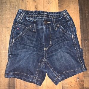 3 for $20 / Tommy denim carpenter shorts (3-6 M)